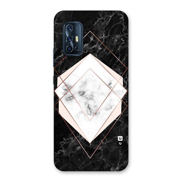 Marble Texture Print Back Case for Vivo V17