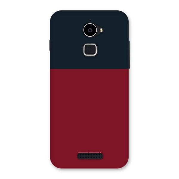 Maroon and Navy Blue Back Case for Coolpad Note 3 Lite
