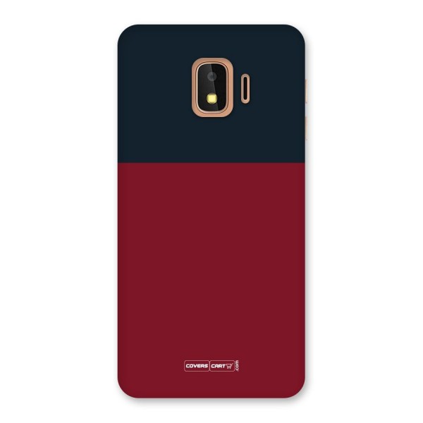 Maroon and Navy Blue Back Case for Galaxy J2 Core