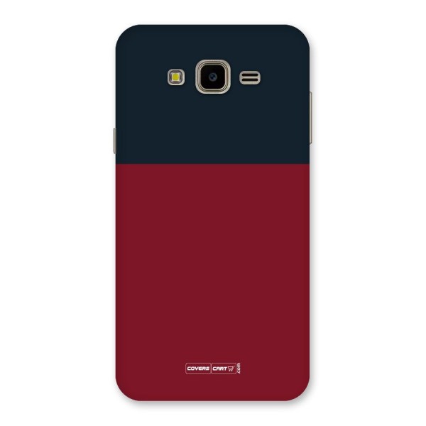 Maroon and Navy Blue Back Case for Galaxy J7 Nxt