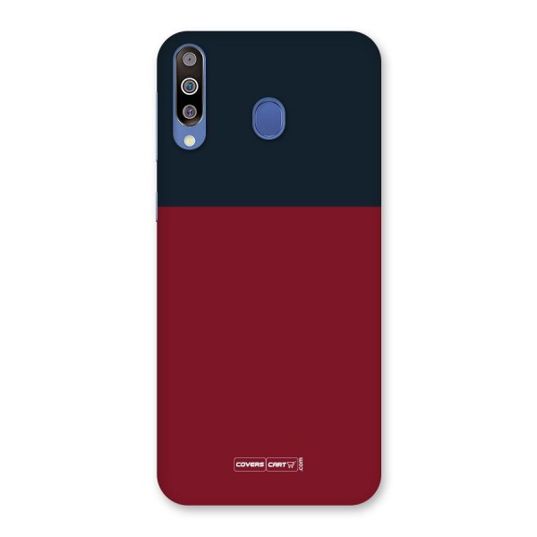 Maroon and Navy Blue Back Case for Galaxy M30