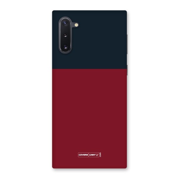 Maroon and Navy Blue Back Case for Galaxy Note 10