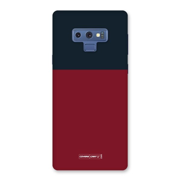 Maroon and Navy Blue Back Case for Galaxy Note 9