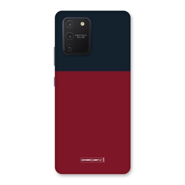 Maroon and Navy Blue Back Case for Galaxy S10 Lite