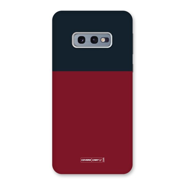Maroon and Navy Blue Back Case for Galaxy S10e