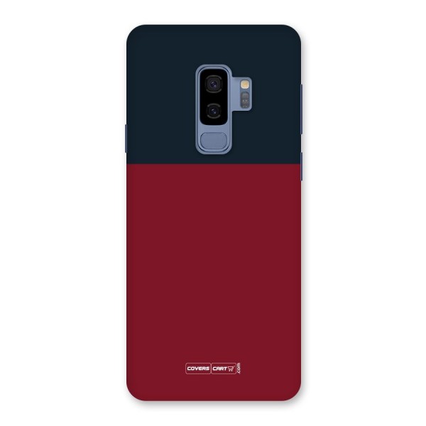 Maroon and Navy Blue Back Case for Galaxy S9 Plus