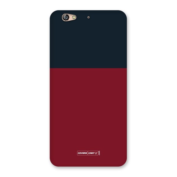 Maroon and Navy Blue Back Case for Gionee S6