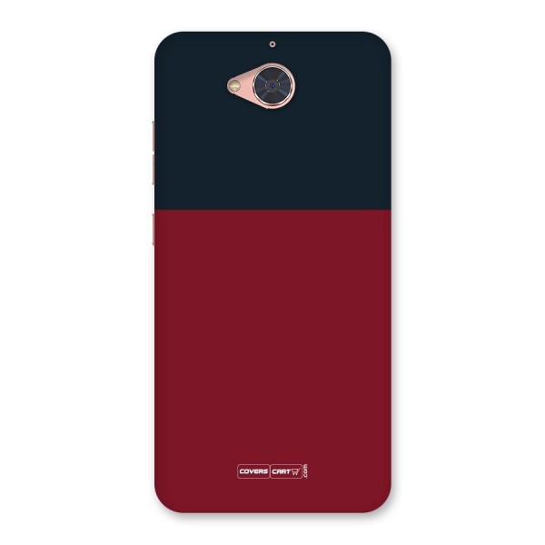 Maroon and Navy Blue Back Case for Gionee S6 Pro