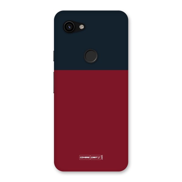 Maroon and Navy Blue Back Case for Google Pixel 3a
