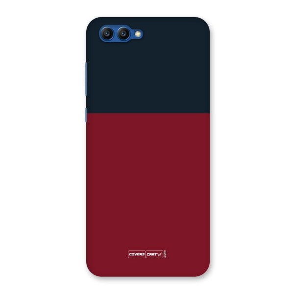 Maroon and Navy Blue Back Case for Honor View 10