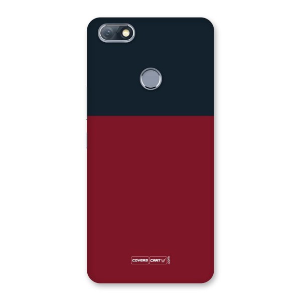 Maroon and Navy Blue Back Case for Infinix Note 5