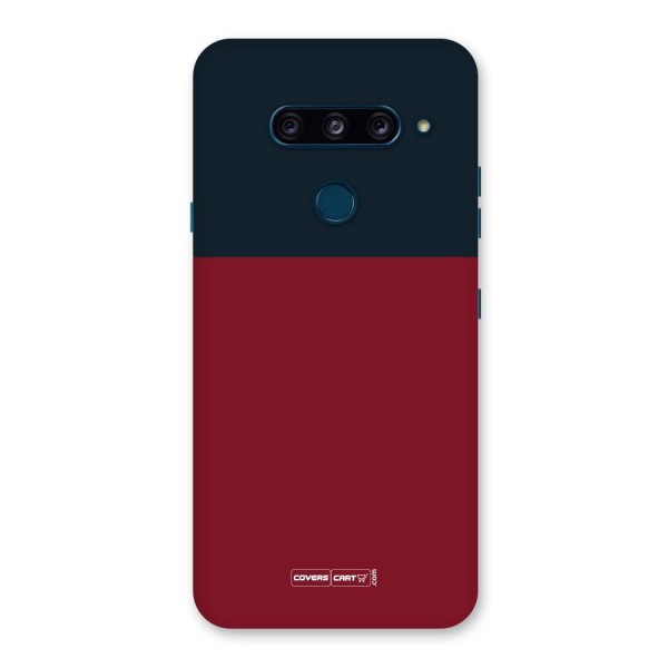 Maroon and Navy Blue Back Case for LG  V40 ThinQ