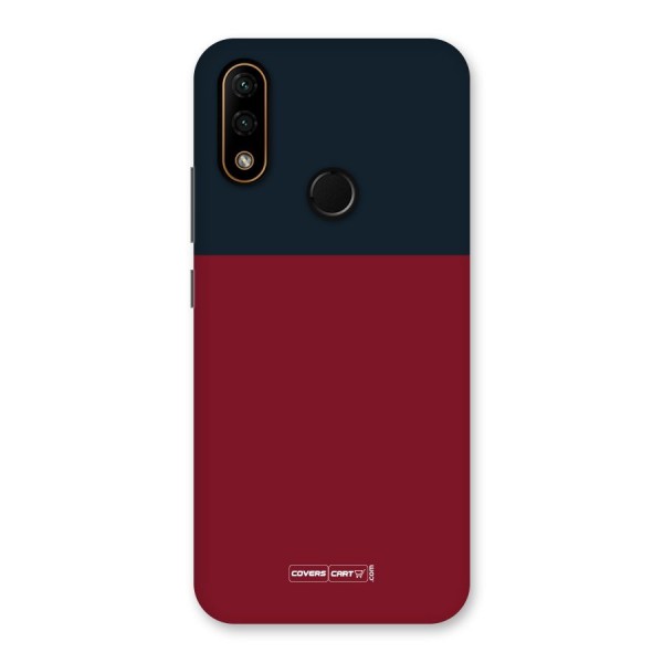 Maroon and Navy Blue Back Case for Lenovo A6 Note