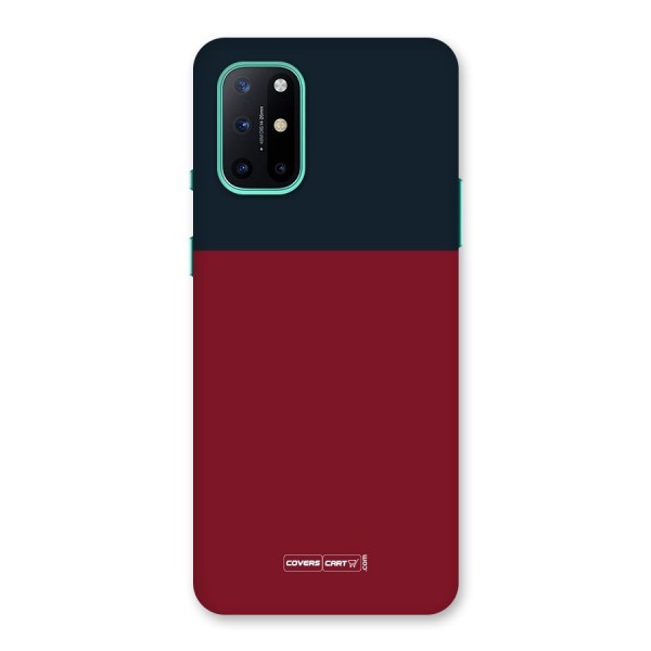 Maroon and Navy Blue Back Case for OnePlus 8T