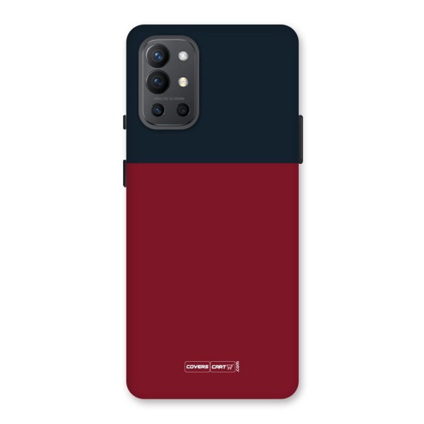 Maroon and Navy Blue Back Case for OnePlus 9R