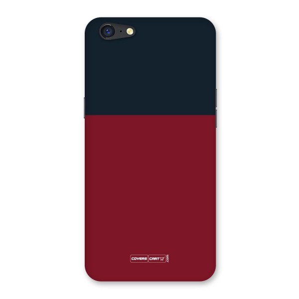 Maroon and Navy Blue Back Case for Oppo A71