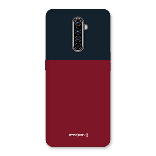 Maroon and Navy Blue Back Case for Realme X2 Pro