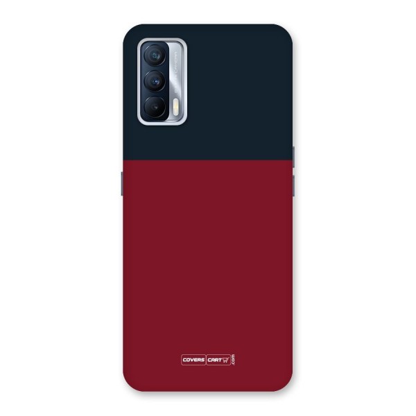 Maroon and Navy Blue Back Case for Realme X7