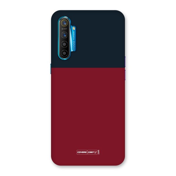 Maroon and Navy Blue Back Case for Realme XT