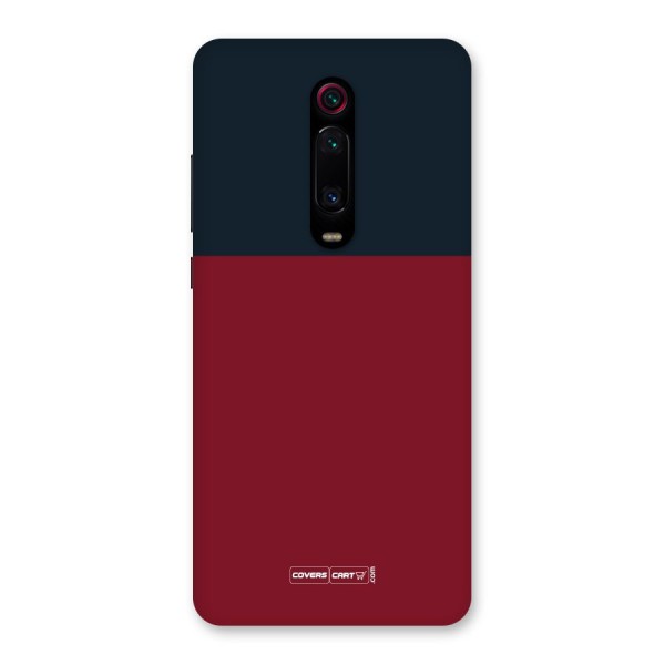 Maroon and Navy Blue Back Case for Redmi K20