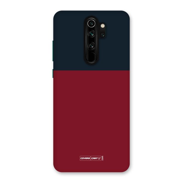 Maroon and Navy Blue Back Case for Redmi Note 8 Pro
