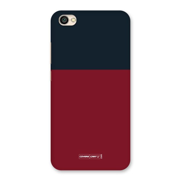 Maroon and Navy Blue Back Case for Redmi Y1 Lite