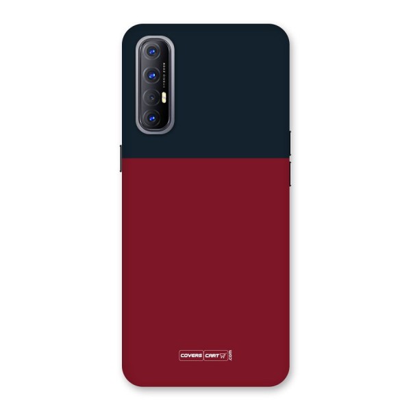 Maroon and Navy Blue Back Case for Reno3 Pro