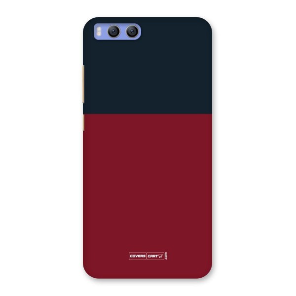 Maroon and Navy Blue Back Case for Xiaomi Mi 6