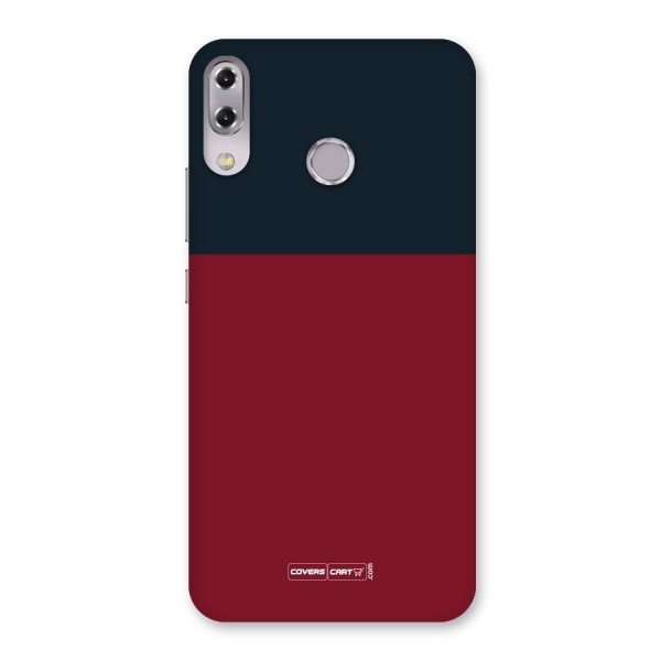 Maroon and Navy Blue Back Case for Zenfone 5Z