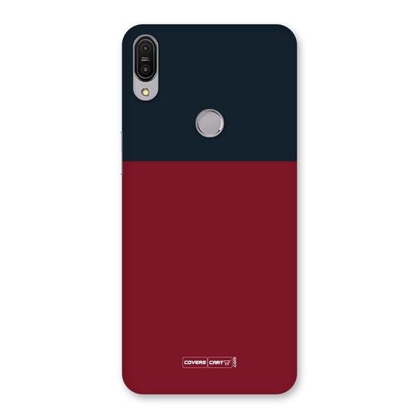 Maroon and Navy Blue Back Case for Zenfone Max Pro M1