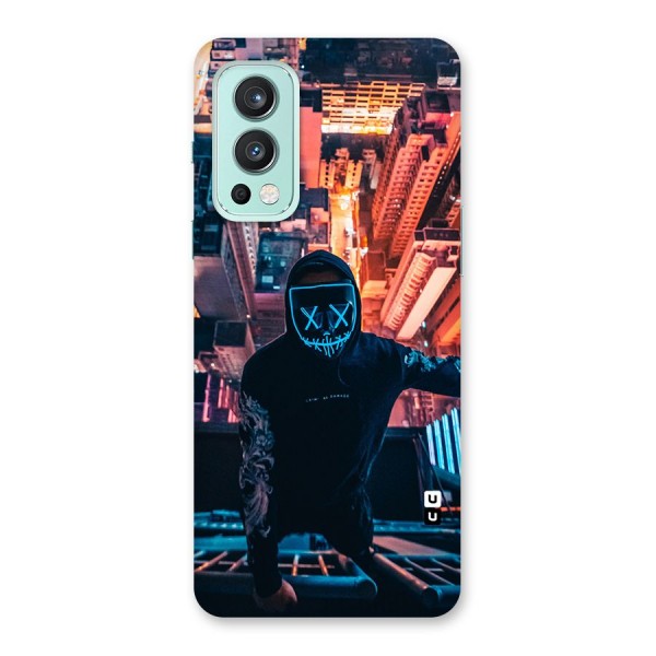 Mask Guy Climbing Building Back Case for OnePlus Nord 2 5G