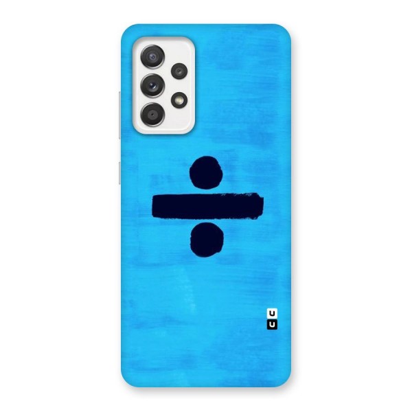 Math And Blue Back Case for Galaxy A52