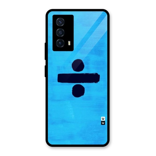 Math And Blue Glass Back Case for Vivo iQOO Z5