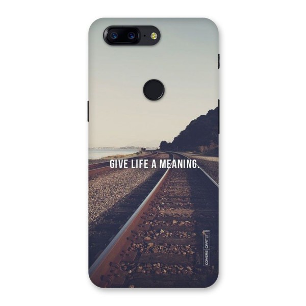 Meaning To Life Back Case for OnePlus 5T
