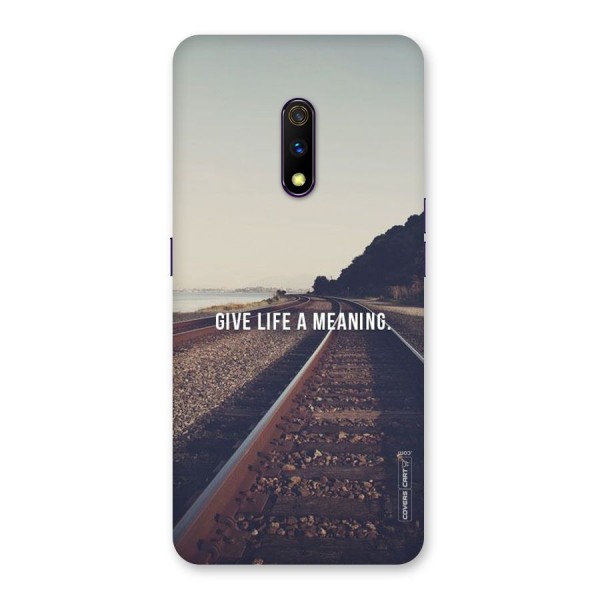 Meaning To Life Back Case for Realme X