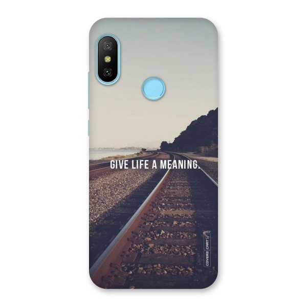 Meaning To Life Back Case for Redmi 6 Pro