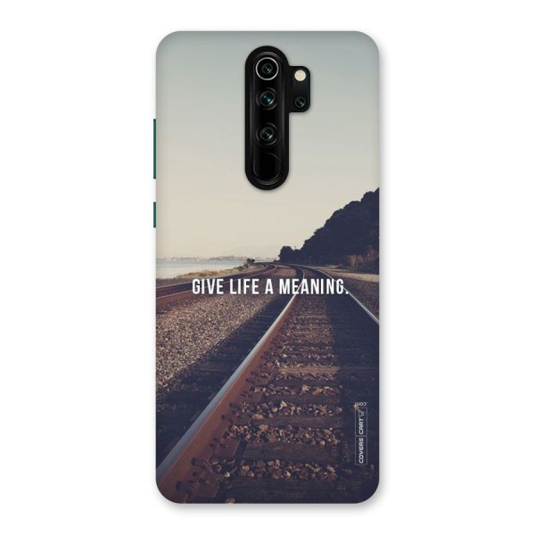 Meaning To Life Back Case for Redmi Note 8 Pro