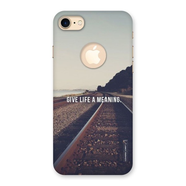 Meaning To Life Back Case for iPhone 7 Logo Cut