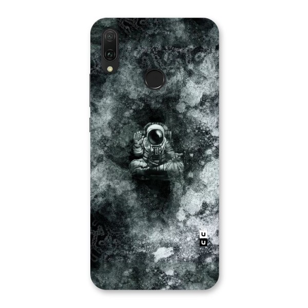 Meditating Spaceman Back Case for Huawei Y9 (2019)