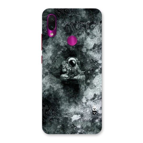 Meditating Spaceman Back Case for Redmi Note 7 Pro