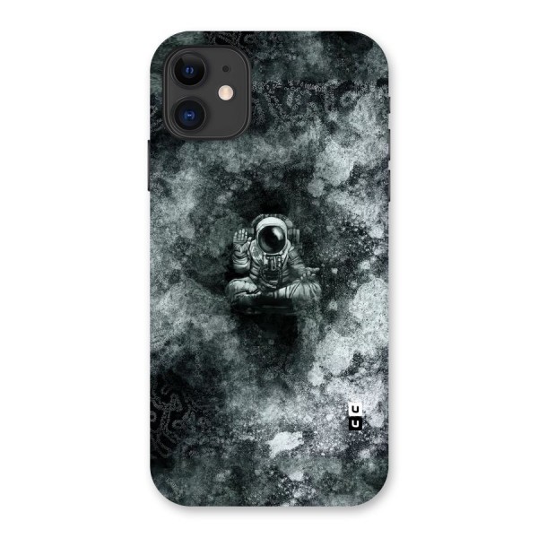 Meditating Spaceman Back Case for iPhone 11