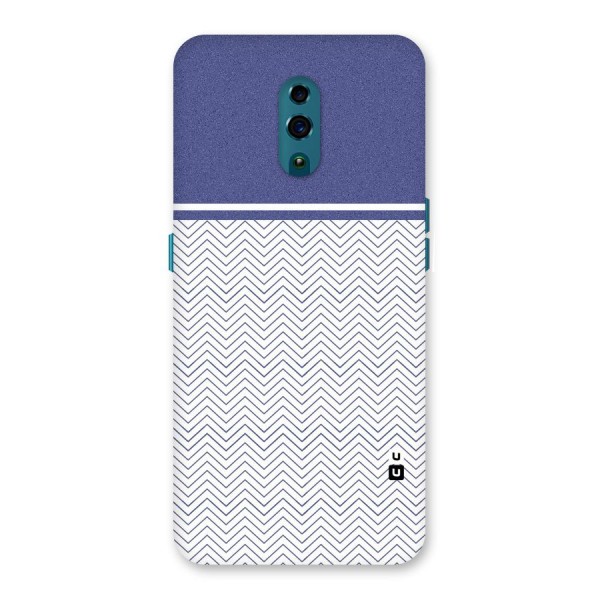 Melange Striped Pattern Back Case for Oppo Reno