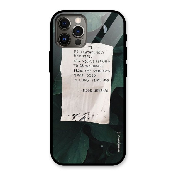 Memories Glass Back Case for iPhone 12 Pro