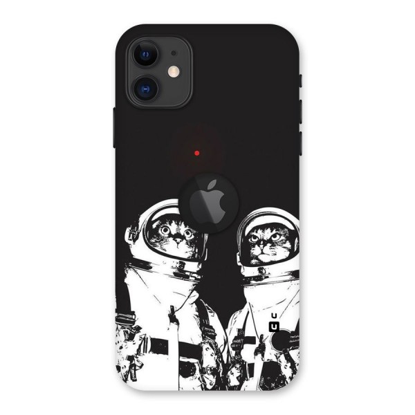 Meow Moon Back Case for iPhone 11 Logo Cut