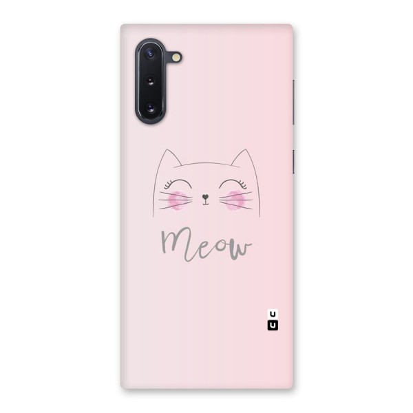 Meow Pink Back Case for Galaxy Note 10
