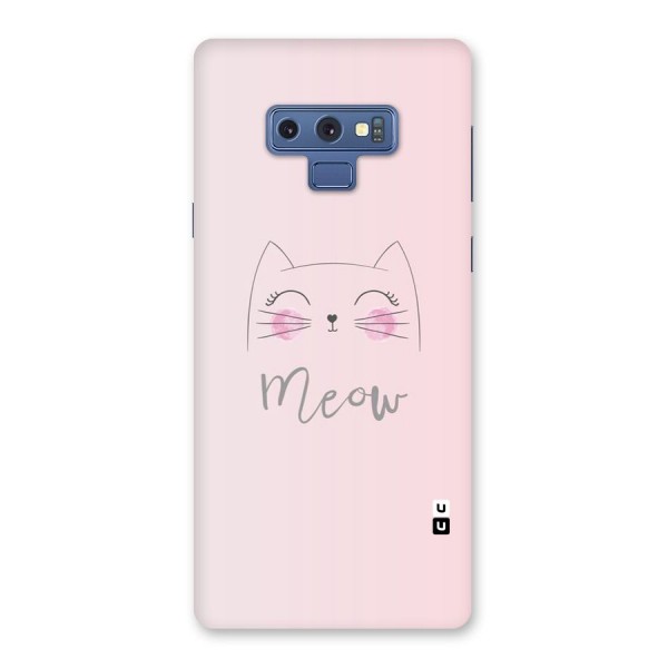 Meow Pink Back Case for Galaxy Note 9