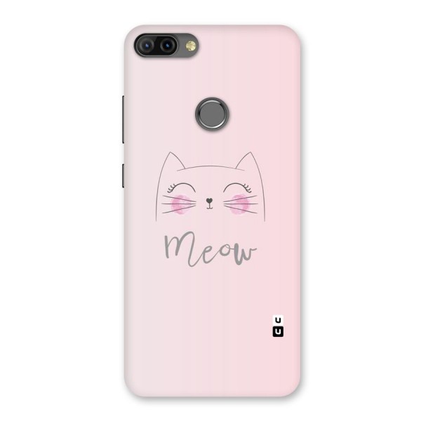 Meow Pink Back Case for Infinix Hot 6 Pro
