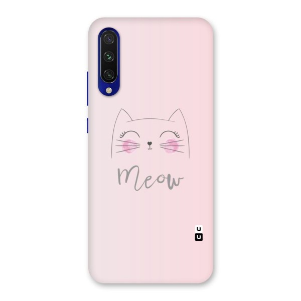 Meow Pink Back Case for Mi A3