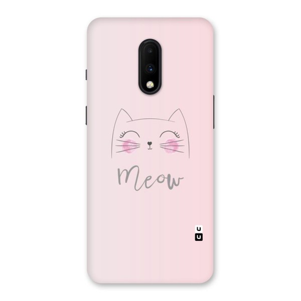Meow Pink Back Case for OnePlus 7