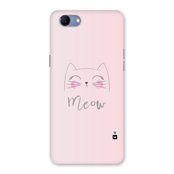 Meow Pink Back Case for Oppo Realme 1